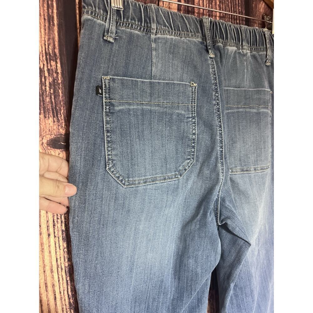 Judy Blue Women Jeans Size 5/27 Stretch Waist Straight Leg Denim Med Big Pockets - Picture 9 of 10